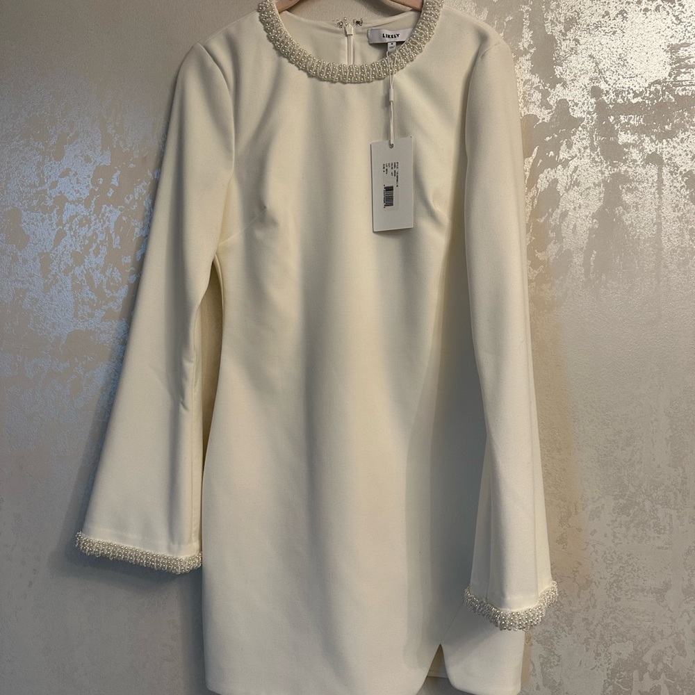 Brand New With Tags Likely Pearl White Dress